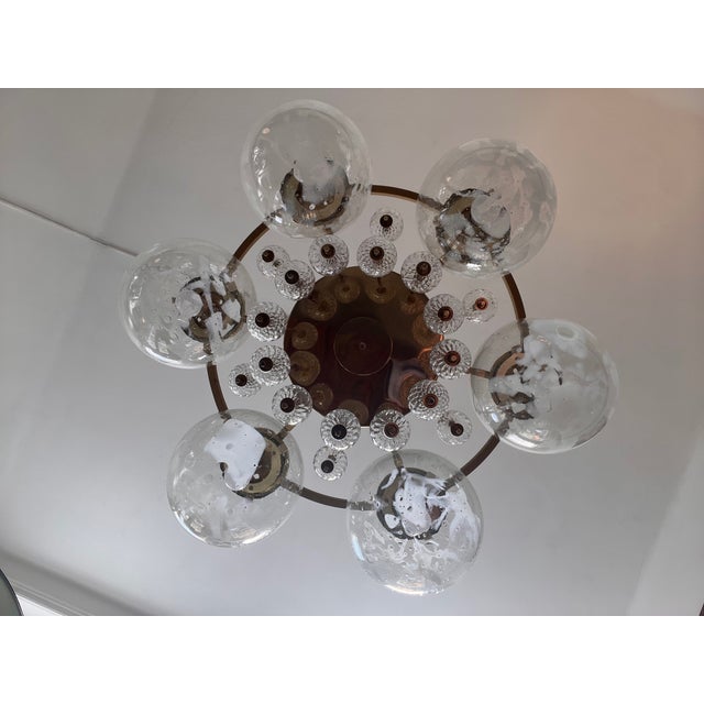 Vintage Chandelier by Kamenicky Šenov, Czechoslovakia, 1970s For Sale - Image 11 of 15