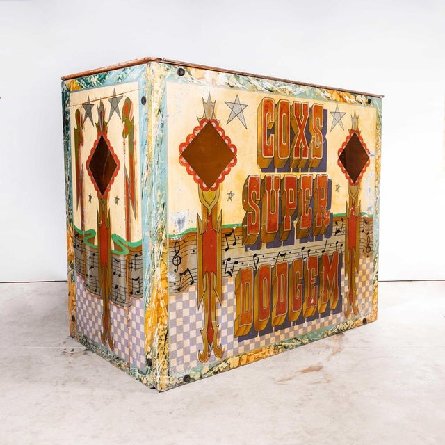 1950’s original fairground hand painted dodgems ticket booth. One of the rarest and most extraordinary objects we have...