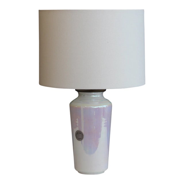Modern Style Cambridge Glass Table Lamp For Sale