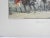 Vintage mid 20th century high quality hand colored french reprint lithograph after Emile-Jean-Horace Vernet (1789 - 1863)....