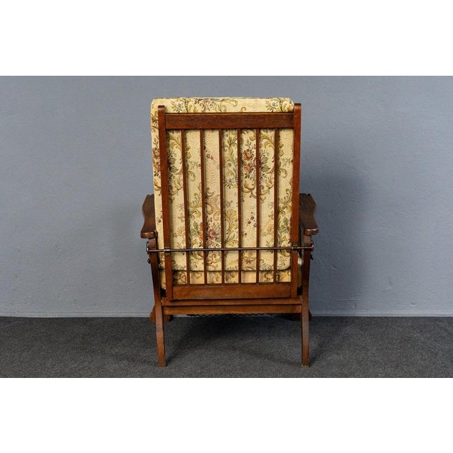 Adjustable Lounge Chair in Oak For Sale - Image 6 of 18