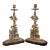 Candlestick Candle Holder Metal & Wood Base Mother Child Tree Sp c.2000 For Sale