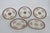 This charming Set of 5 Small Plates are made out of porcelain. These gorgeous dessert plates feature a decorative motif of...