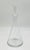 2020s Modernist Clear Crystal Decanter W/ Sculptural Stopper, Minimalist Barware For Sale - Image 5 of 12