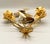 Vintage Italian Gilt Tole Floral Wall Sconces, Pair With White Trumpet Flowers – Hollywood Regency / Italian Provincial For Sale - Image 10 of 15