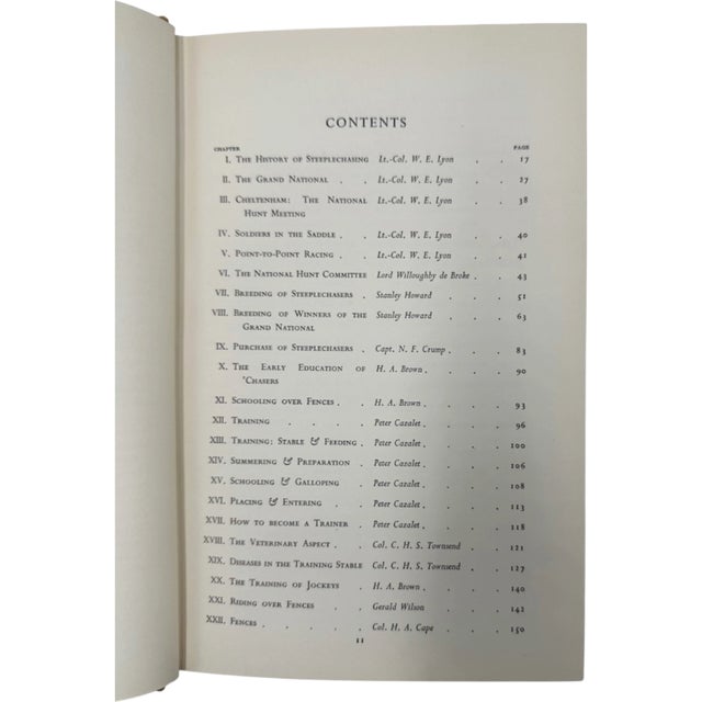 Steeplechasing by Lord Willoughby De Broke 1954 Equestrian Book For Sale - Image 4 of 11