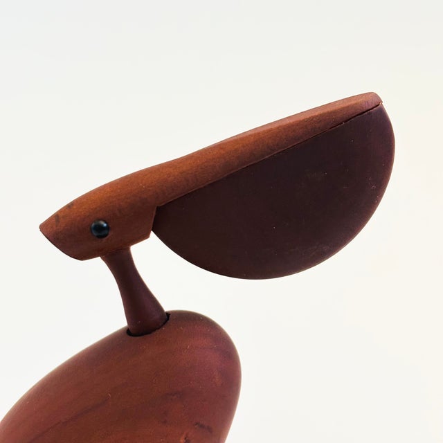 Mid 20th Century MCM Senshukai Wood Royal Pet - Pelican For Sale - Image 5 of 7