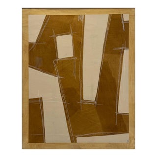 Monument by Murray Duncan, Mix Media on Paper, Abstract Geometric For Sale