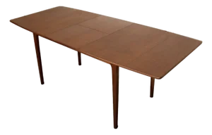 Mid 20th Century A. H. McIntosh Teak Butterfly Leaf Dining Table