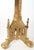 Pair Antique Gothic Cathedral Brass Candlesticks For Sale - Image 11 of 12
