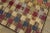Wonderful Multi Color With Unique Symmetrical Design Antique American Hooked Rug For Sale - Image 9 of 12