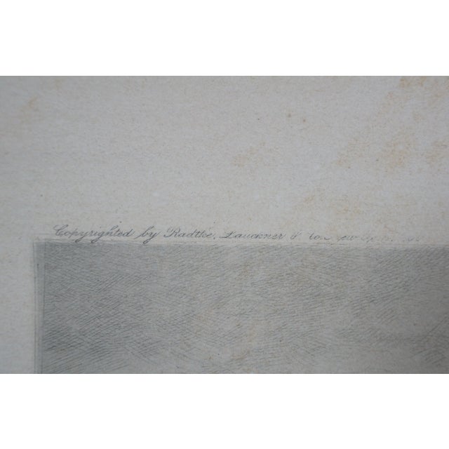 Antique Charles Xavier Harris Signed Tree Sailboat Coastal Seascape Etching 18" For Sale - Image 10 of 10