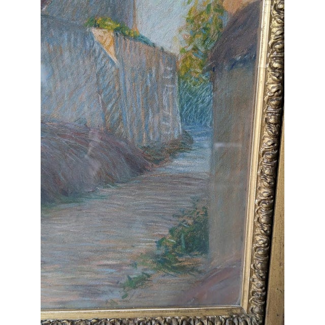 Impressionist Late 19th Century The Church at St. Leger; Watercolor by Edward H. Barnard For Sale - Image 3 of 11