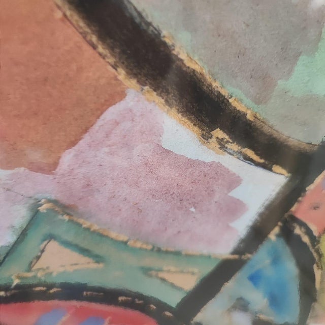 Umberto Mastroianni, Mio Mastroianni, 1975, Painting on Cardboard, Framed For Sale - Image 9 of 17