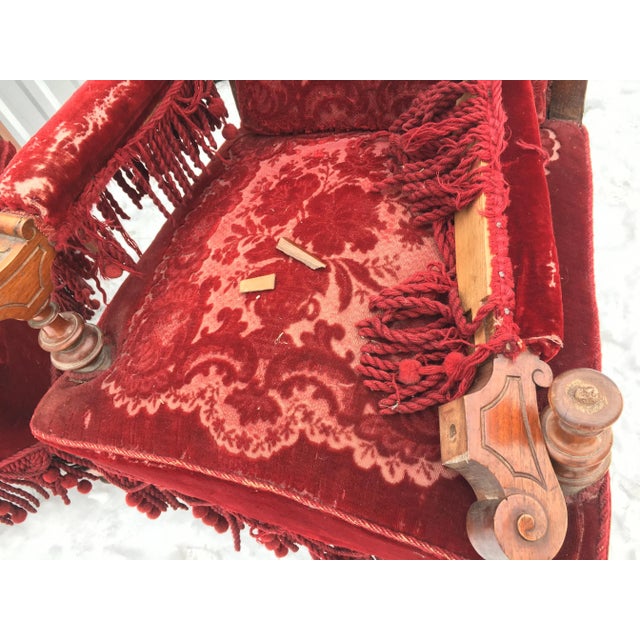 Walnut Living Room Set, Set of 3 For Sale - Image 4 of 15