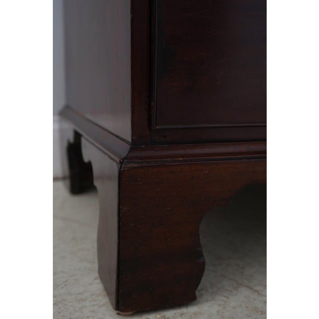 Antique Georgian Style Mahogany Secretary Desk For Sale - Image 14 of 18