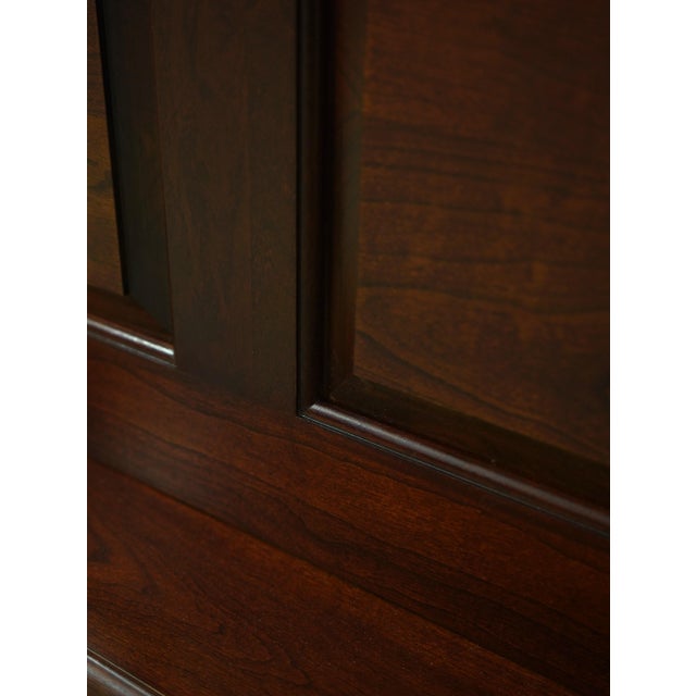 Pennsylvania House Queen-Size Cherry Sleigh Bed For Sale - Image 14 of 15