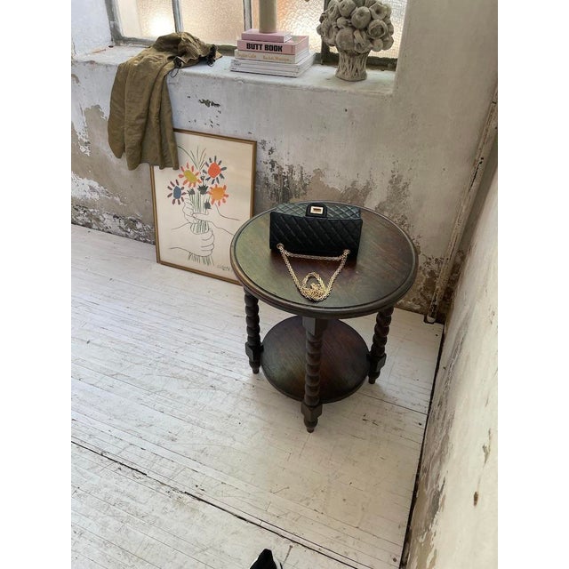 Wood Side Table by Charles Dudouyt, 1940s For Sale - Image 7 of 18