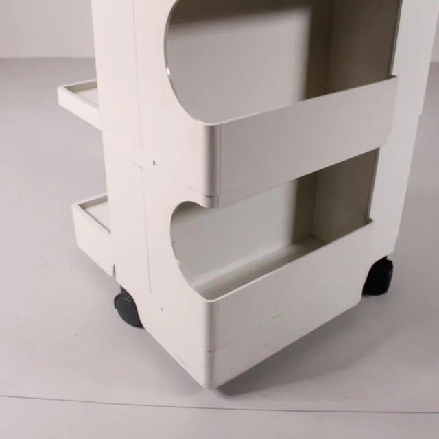 Plastic White Boby Cart by Joe Colombo for Bieffeplast For Sale - Image 7 of 9