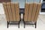 Pair of Ethan Allen High Back Arm Chairs With Striped Upholstery For Sale In Raleigh - Image 6 of 16