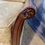 Vintage cane lounge chair with neutral upholstery in fabulous condition. No stains or tears to fabric. This lovely piece...