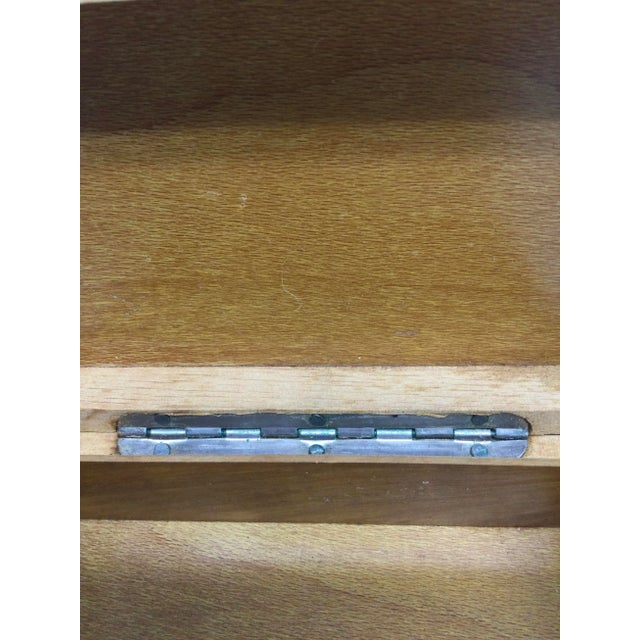 French Artisan Vintage Wood Lidded Treasure Trinket Box For Sale In Portland, ME - Image 6 of 13