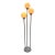 In Style of Targetti Sankey Space Age Floor Lamp, Circa 1970's For Sale