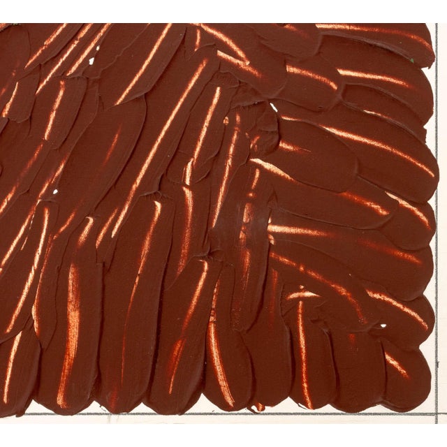Abstract Expressionism Joseph Gardella Square Composition Oil For Sale - Image 3 of 7