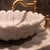 Handmade Blossom White Marble Flower Vessel Sink | Luxury Natural Stone Vanity Bathroom Basin For Sale - Image 6 of 9