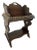Vintage 1930s Mahogany Magazine & Bookstand - Jacobean/Victorian-Revival Period For Sale