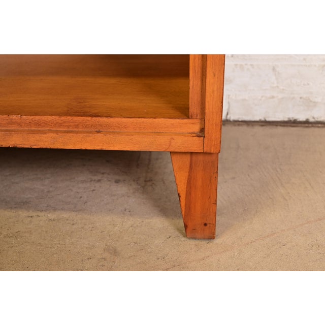 1950s Leslie Diamond for Conant Ball Mid-Century Modern Solid Birch Bookcase, 1950s For Sale - Image 5 of 9