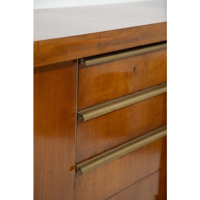 Wood Large Rationalist Sideboard attributed to G. Terragni, 1920s For Sale - Image 7 of 15