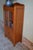 Brown Antique Art Deco Oak Single-Door Display Cabinet For Sale - Image 8 of 11