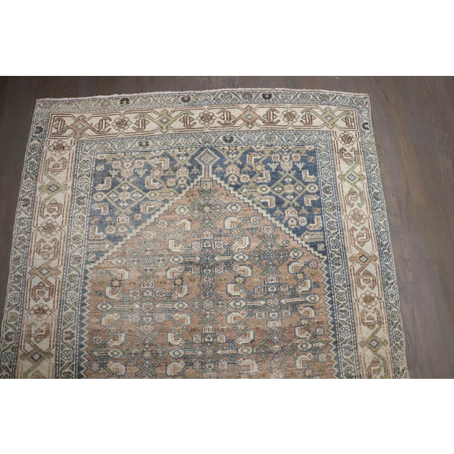 Mid 20th Century Vintage Persian Hamedanrug no. j5181 For Sale - Image 5 of 7