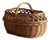 Vintage Wicker Basket, 1930s For Sale