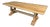 French Bleached Oak Farmhouse Dining Table, 1920s For Sale