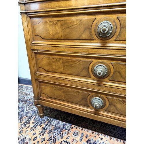 Wood Vintage Walnut Commode from Karges For Sale - Image 7 of 9