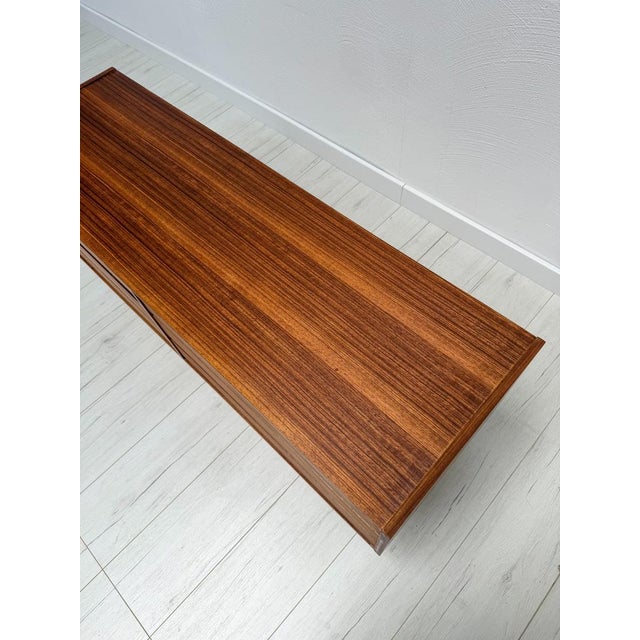 Low Mid-Century Walnut Sideboard, 1960s For Sale - Image 9 of 12