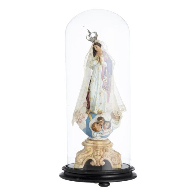 Our Lady of the Conception Figurine, 19th Century For Sale