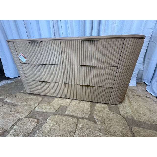 Rh Byron 6-Drawer Dresser — 72” Light Oak | Solid American White Oak | Artisan Crafted For Sale - Image 16 of 18