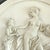 Neoclassical Mid 20th Century Pair of Neoclassical Figural Relief Wall Sculptures in Antiqued Gilt and Black Frames For Sale - Image 3 of 11
