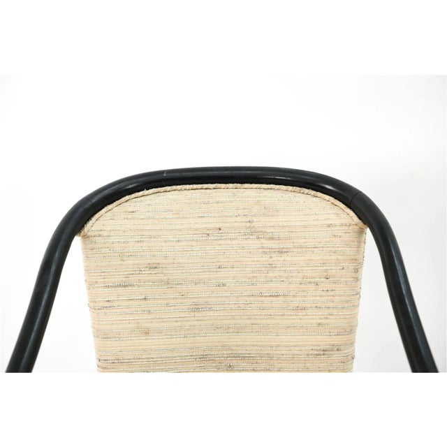 Ward Bennett 1980s Pair of Arm chairs Attributed to Ward Bennett Chairs for Brickel Associates For Sale - Image 4 of 11