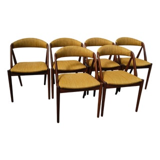 Vintage Danish Chairs by Sillas Kristiansen, 1970, Set of 6 For Sale