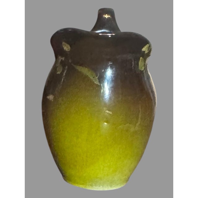 Brown 1896 3" Artist Signed Rookwood Berry Leaf Decorated Art Pottery Pitcher For Sale - Image 8 of 8