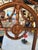 Large John Richard Hand-Carved Walnut Arched Wall Mirror With Ornate Garland Motif For Sale - Image 4 of 12