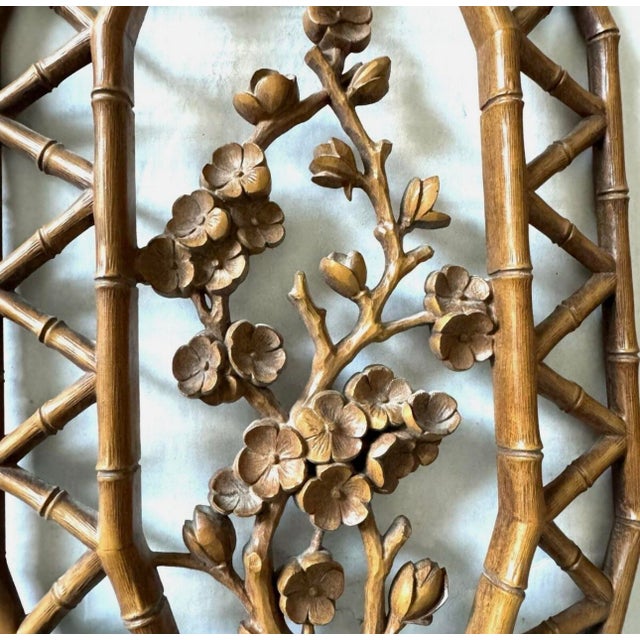 Vintage Syroco Wall Decor Dogwood Cherry Blossom a Pair Chairish