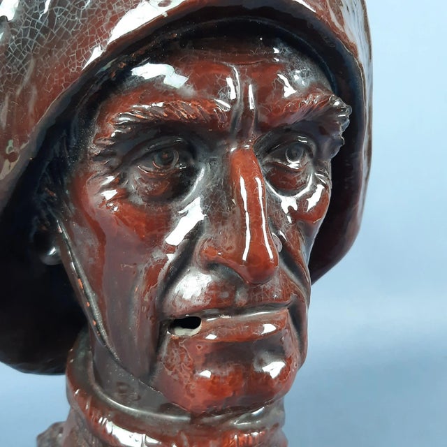 Ceramic Fisherman Sculpture by A. Ferreri for Cacciapuoti, 1950s For Sale - Image 9 of 16
