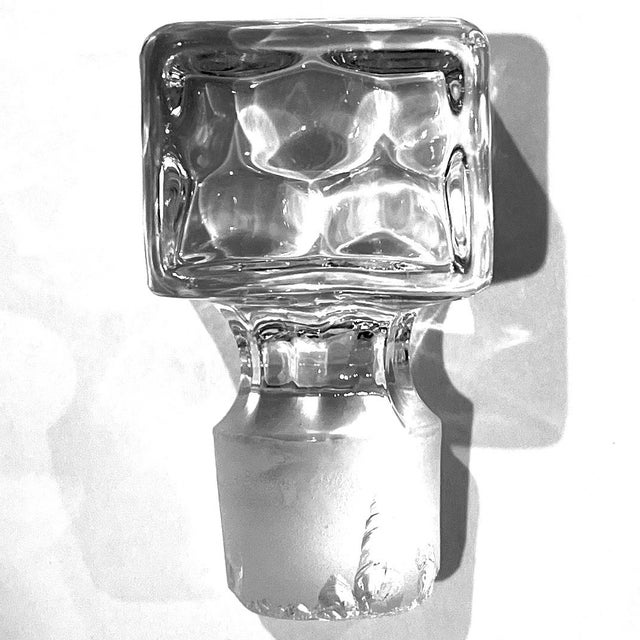 Mid 20th Century 1960's Fostoria Glass America Decanter For Sale - Image 5 of 9
