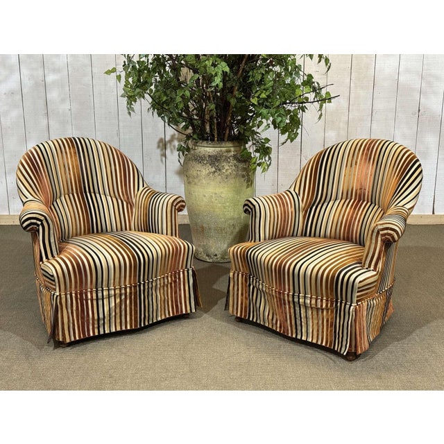 Napoleon III Style Toadstool Chairs, Set of 2 For Sale - Image 5 of 11