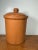 Rustic Vintage Portuguese Terracotta Pottery Jar W/ Lid | Rustic Portugal Clay Canister For Sale - Image 3 of 14